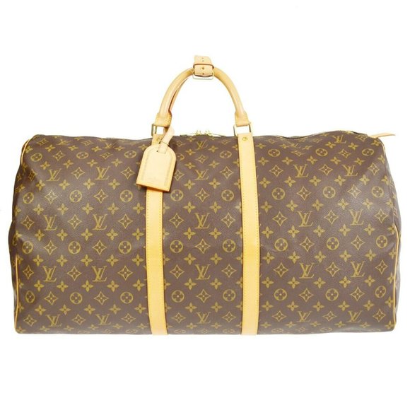 Auth Louis Vuitton Keepall 60 Travel monogram duffle bag EXCELLENT - Picture 2 of 8